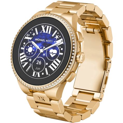 michael kors horloge blauw|michael kors horloge dames smartwatch.